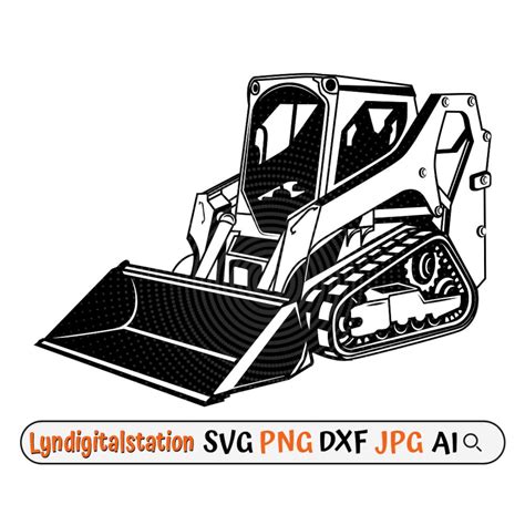 bobcat compact track loader clipart|bobcat loader.